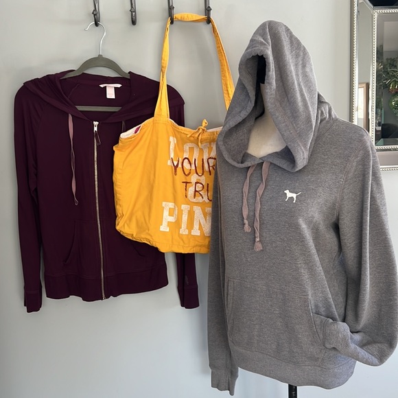 Pink by Victoria Secret Bundle Sweatshirts and Bag - Picture 3 of 16